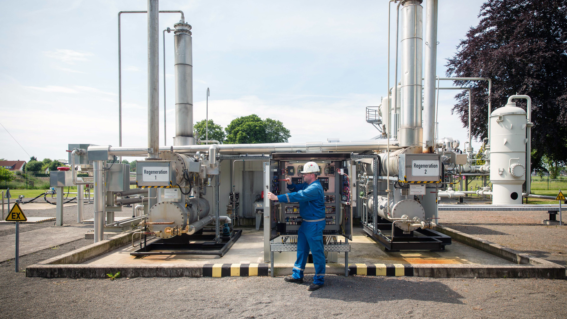 Wintershall Dea Produktionsstandort Weyhe Wartung