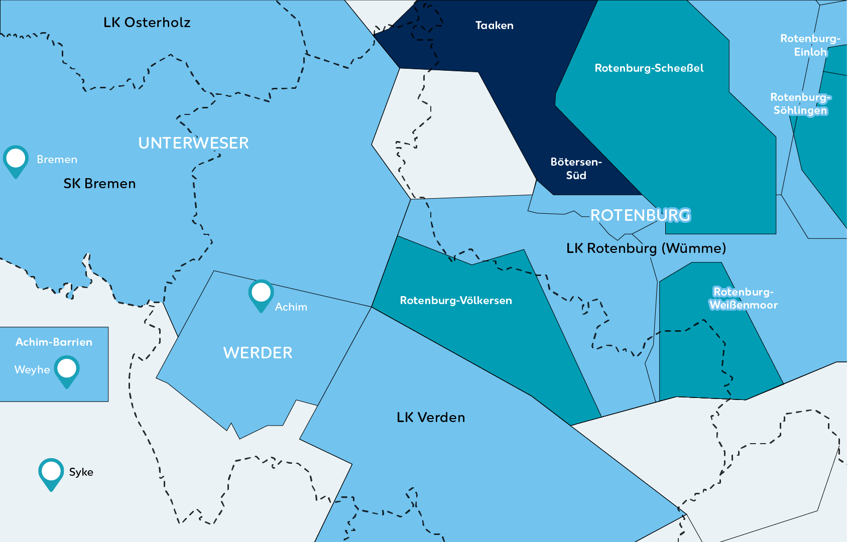 Wintershall Dea Karte Unterweser