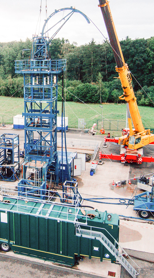 Wintershall Dea Bohrturm Bohrung Grasdorf