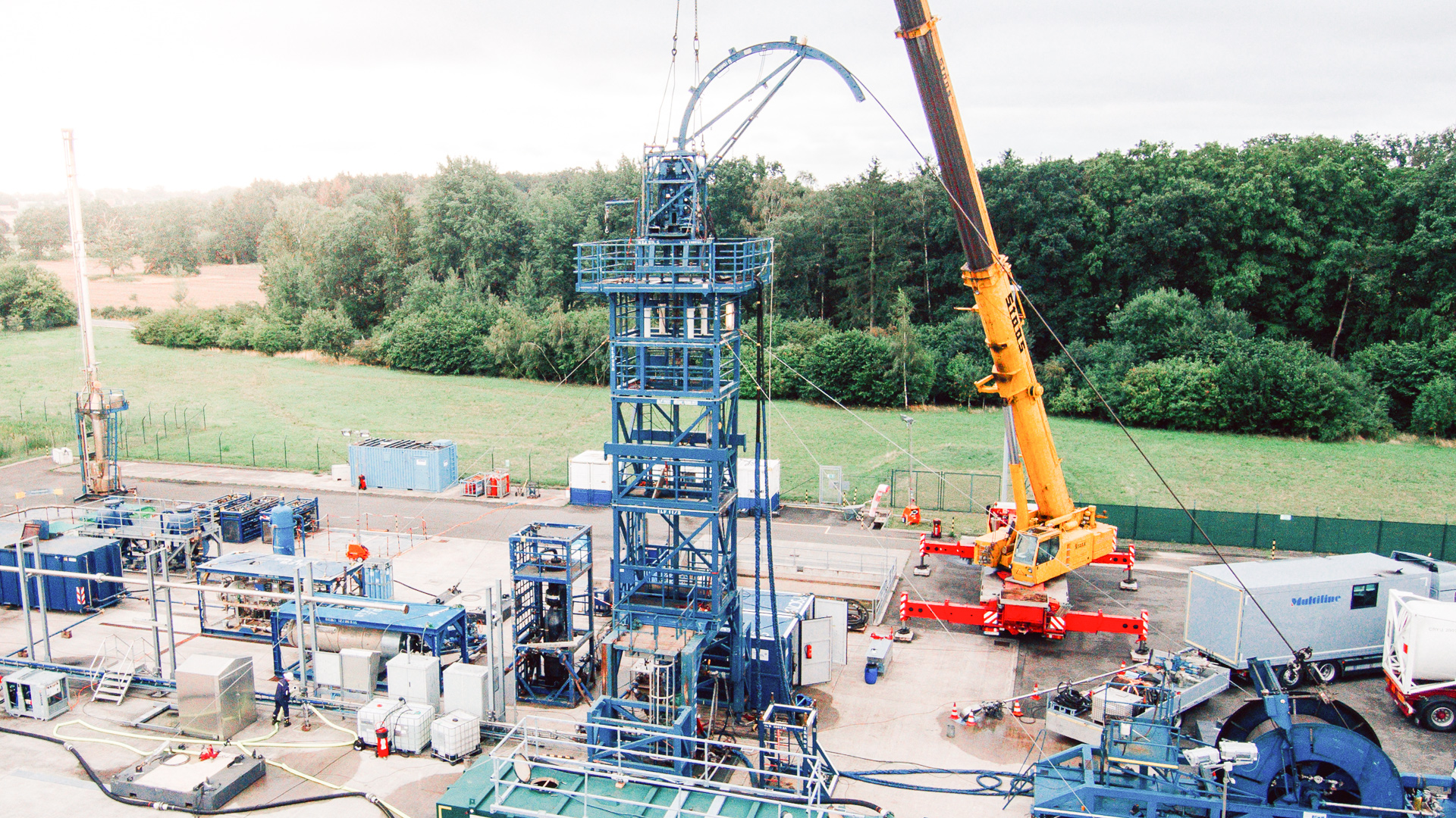 Wintershall Dea Bohrturm Bohrung Grasdorf