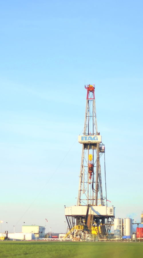Wintershall Dea Bohrturm Düste