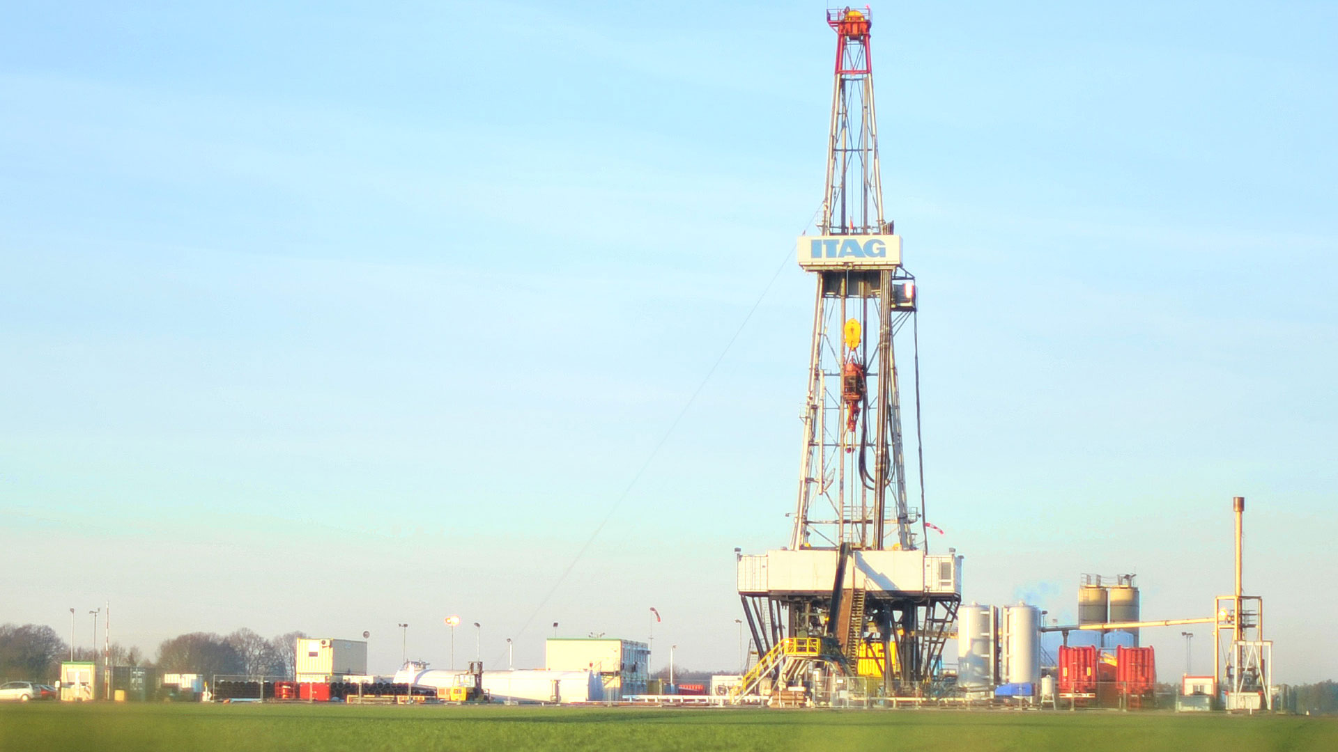 Wintershall Dea Bohrturm Düste