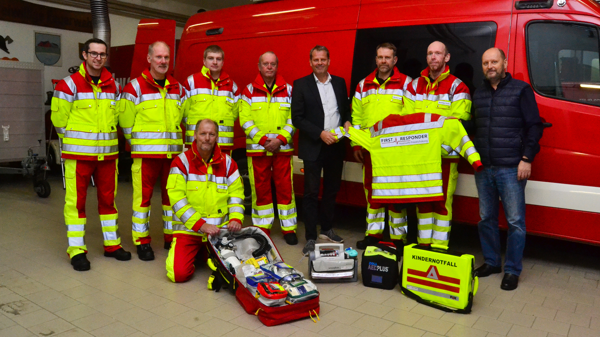 Wintershall Dea Feuerwehr Friedrichskoog Ausrüstung