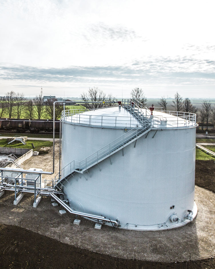 Wintershall Dea Produktionsstandort Aitingen Öltank