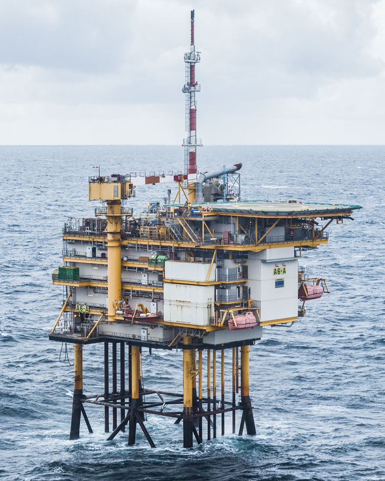 Wintershall Dea Offshore Plattform Entenschnabel F6A