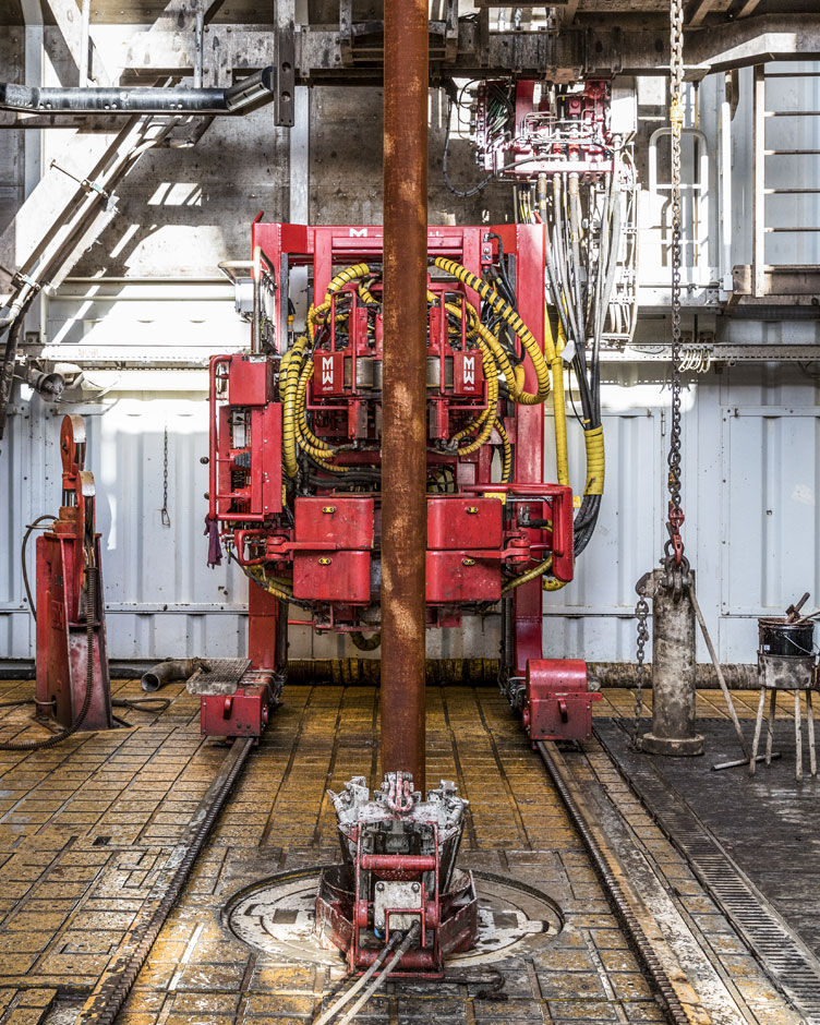 Wintershall Dea Plattform Mittelplate Bohrung
