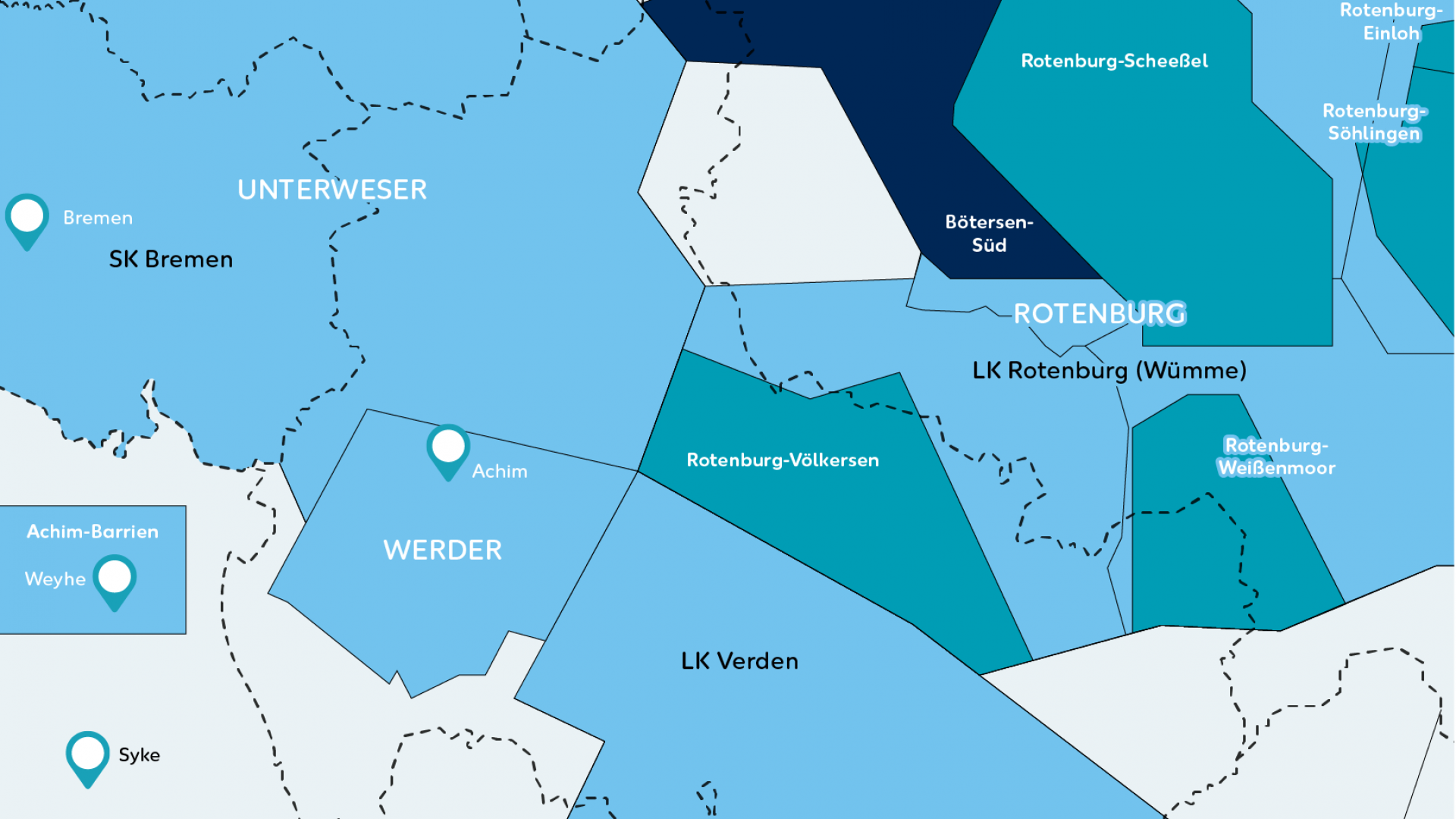 Wintershall Dea Karte Unterweser