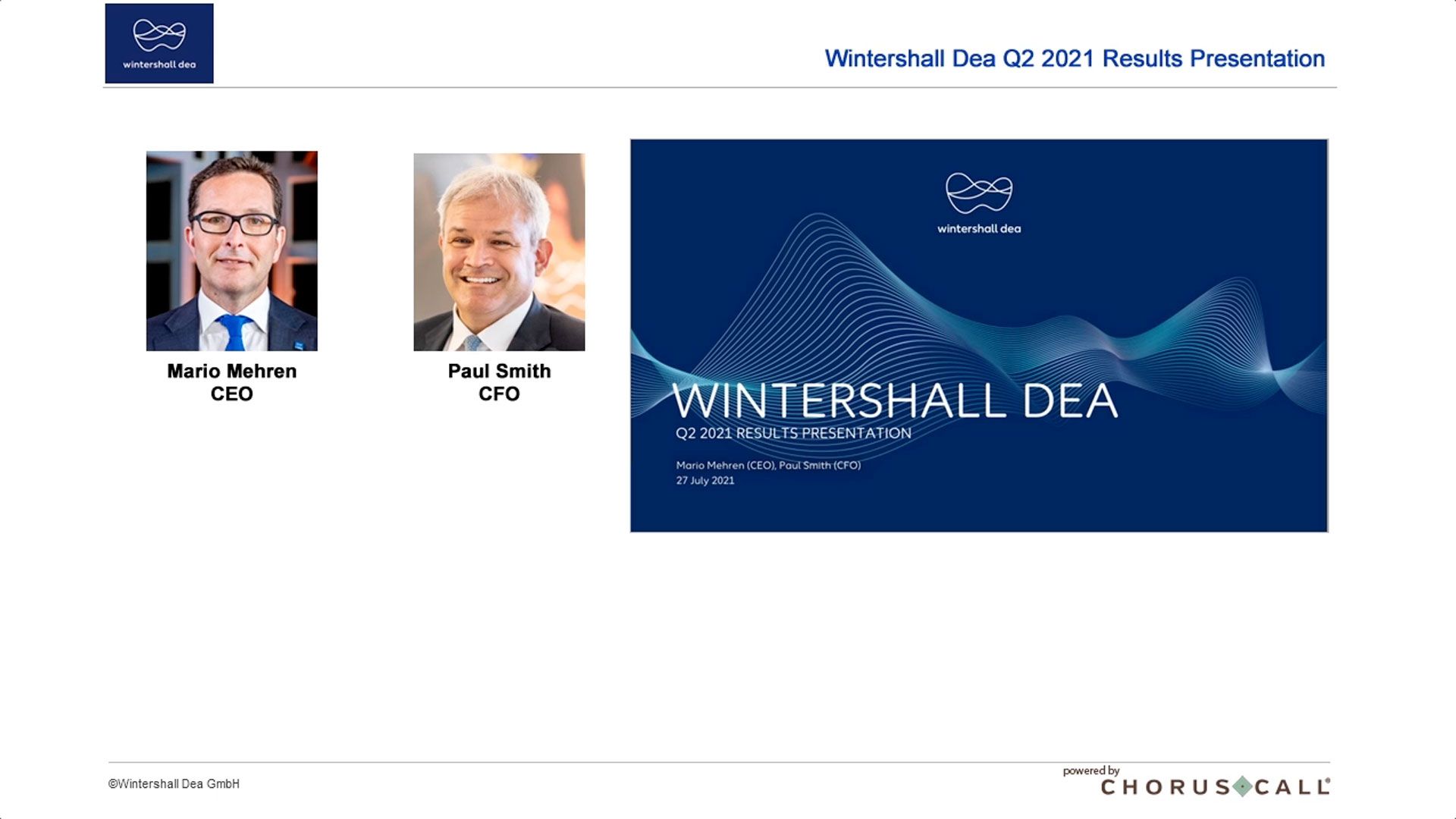 Q2 2021 Results - Replay