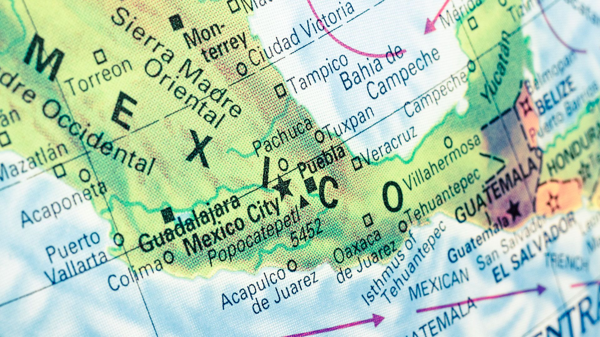 Wintershall Dea Map Mexico