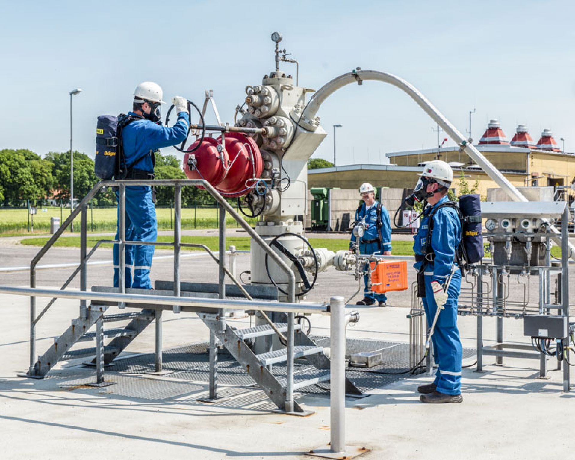 Wintershall Dea Standort Staffhorst Mitarbeiter Ventil