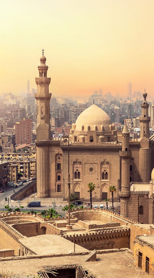 Kairo Stadtansicht vom Dach aus