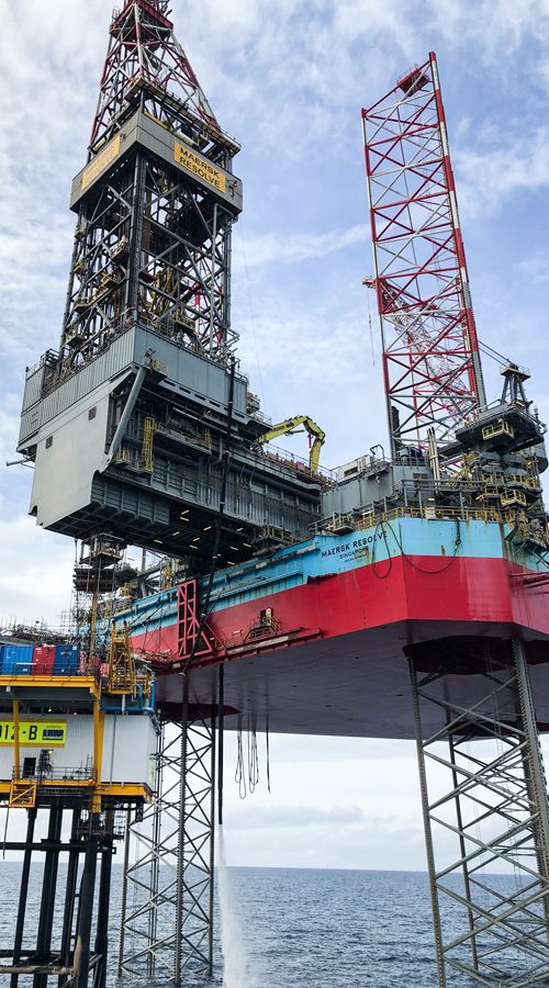 Wintershall Dea Maersk Resolve Schiff