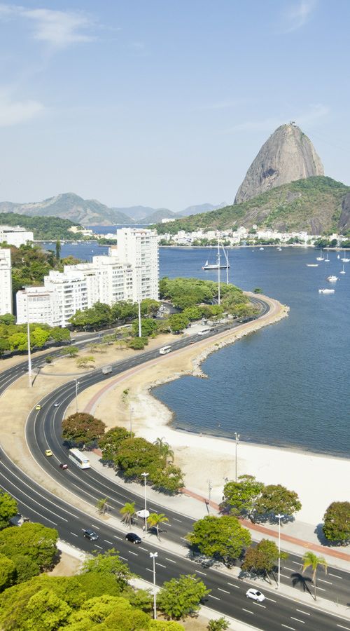 Rio de Janeiro city panorama Sugarloaf mountain