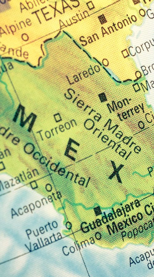 Map Mexico