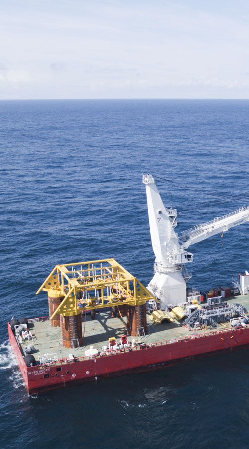 Wintershall Dea platform Gjøa ship Norwegian Sea