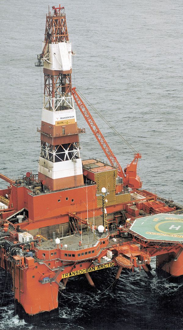Wintershall Dea Drilling Platform Dvalin